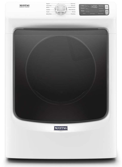 MGD6630HW Maytag 27" 7.3 cu. ft. Gas Dryer with Steam-Enhanced Dryer and Advanced Moisture Sensing - White