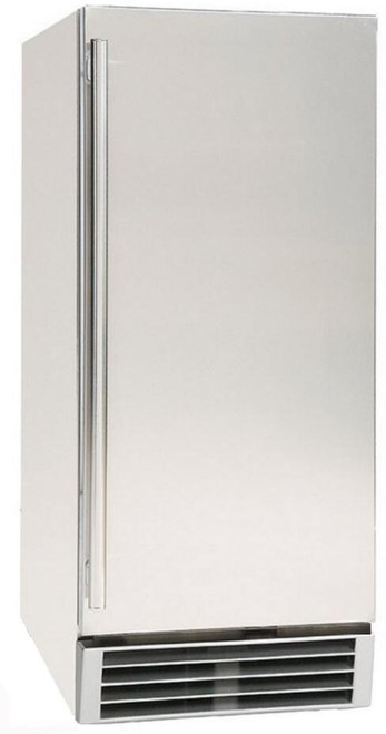 MIM50PO Maxx Ice 15" Self Contained Premium Outdoor Ice Maker with 25lb Capacity - Stainless Steel