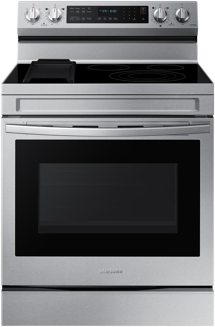 NE63A6711SS Samsung 30" Smart Electric Range with No Pre-heat Air Fry - Fingerprint Resistant Stainless Steel