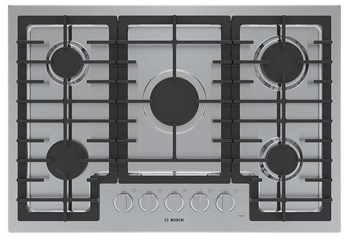 NGM5058UC Bosch 30" 500 Series Gas Cooktop - Stainless Steel