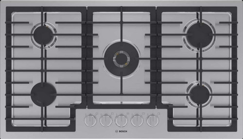 NGM8658UC Bosch 36" 800 Series Gas Cooktop with Flame Select - Stainless Steel