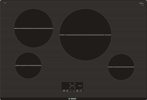 NIT5068UC Bosch 30" 500 Series Induction Cooktop with SpeedBoost and Child Lock - Black