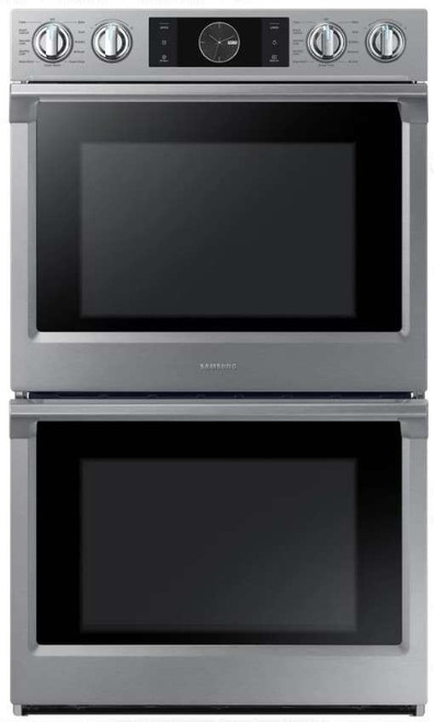 NV51K7770DS Samsung 30" Double Wall Oven with Flex Duo - Stainless Steel