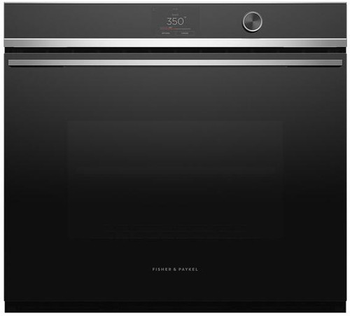 OB30SDPTDX2 Fisher & Paykel 30" Contemporary Series Smart WiFi-Enabled Built-In Single Wall Oven with 17 Functions and Dial - Black