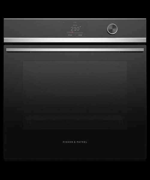 OS24SDTDX2 Fisher & Paykel 24" Combination Steam Oven - 23 Function - Touch Display with Dial - Black with Stainless Trim