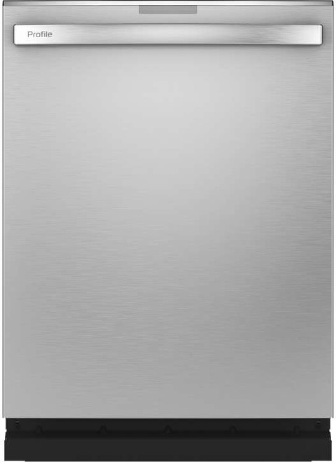 PDT775SYNFS GE Profile 24" Stainless Steel Interior Hidden Control Dishwasher with Twin Turbo DryBoost - 45 dBa - Fingerprint Resistant Stainless Steel