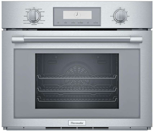 PODS301W Thermador 30" Professional Single Built-In Oven with Steam/Convection Cooking - Stainless Steel with Professional Series Handle