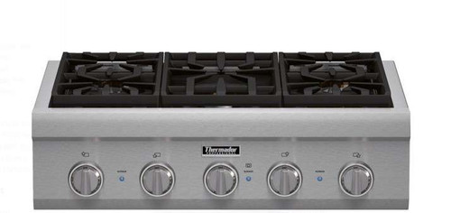PCG305P Thermador 30" Proffesional Series Range Top with 5 Sealed Burners - Stainless Steel