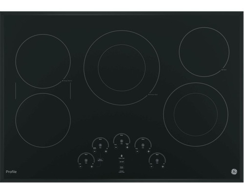 PP9030DJBB GE Profile Series 30" Built-In Touch Control Electric Cooktop - Black