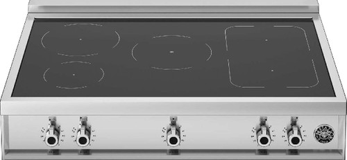 PROF365IRTXT Bertazzoni 36" Professional Series Induction Rangetop with 5 Cooking Zones - Stainless Steel