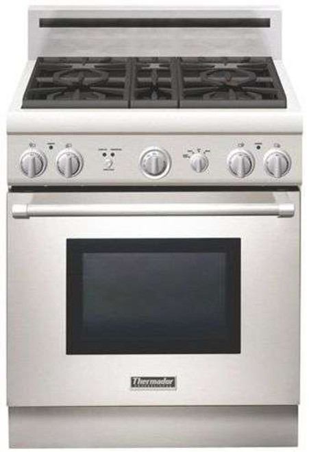 PRG304GH Thermador 30" Pro Harmony Gas Pro Style Range with 4 Burners - Stainless Steel