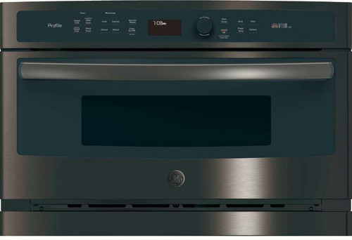 PSB9120BLTS GE Profile Series Advantium 30" Wall Oven with 120V Speedcook Technology and Halogen Heat - Black Stainless Steel