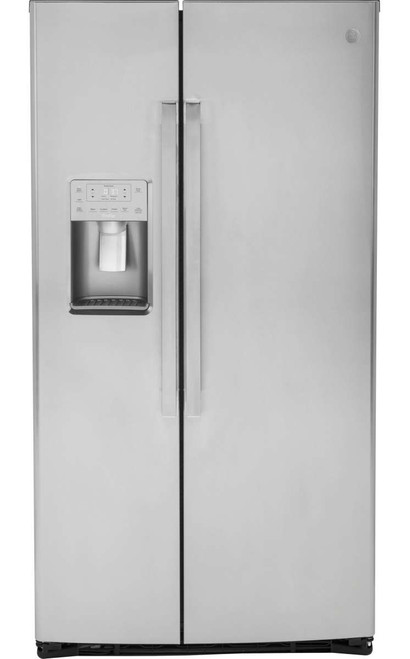 PSE25KYHFS GE Profile 36 Inch 25.3 Cu. Ft. Side By Side Refrigerator - Fingerprint Resistant Stainless Steel