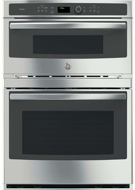 PT7800SHSS GE Profile Series 30" Built-In Combination Convection Microwave/Convection Wall Oven - Stainless Steel