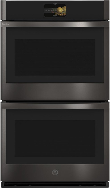 PTD7000BNTS GE Profile 30" Electric Built-In Double Wall Oven with True European Convection - Black Stainless Steel
