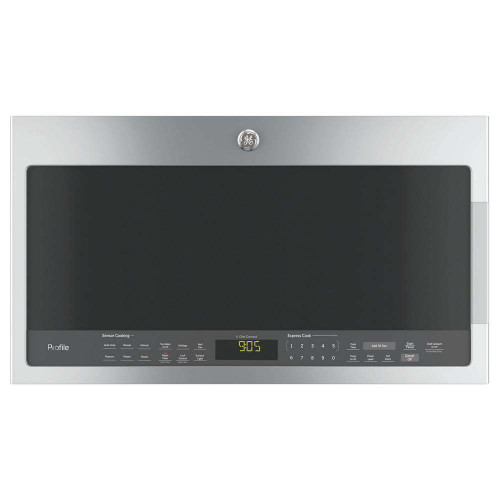 PVM9005SJSS GE Profile 30" 2.1 Cu. Ft. Over-the-Range Sensor Microwave Oven - Stainless Steel