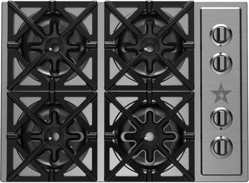 RBCT304BSSV2 BlueStar 30" Drop-In Natural Gas Cooktop - Stainless Steel