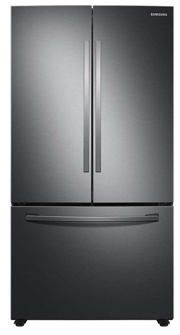 RF28T5001SG Samsung 36" French Door Refrigerator with Internal Ice Maker - Fingerprint Resistant Black Stainless Steel