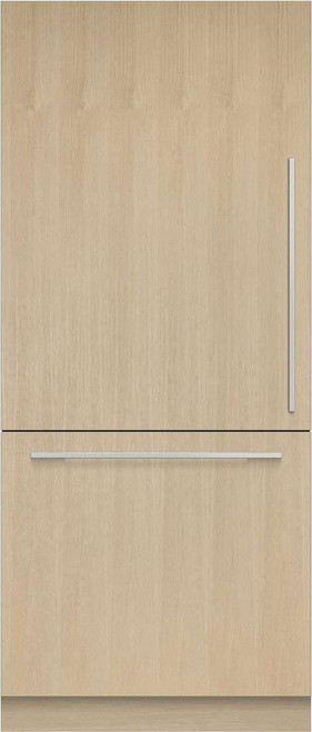 RS36W80LJC1N DCS 36" Left Hinge Integrated Bottom Mount Freeze Refrigerator with 16.8 cu. ft. Capacity and 6 Door Bins - Custom Panel - CLEARANCE