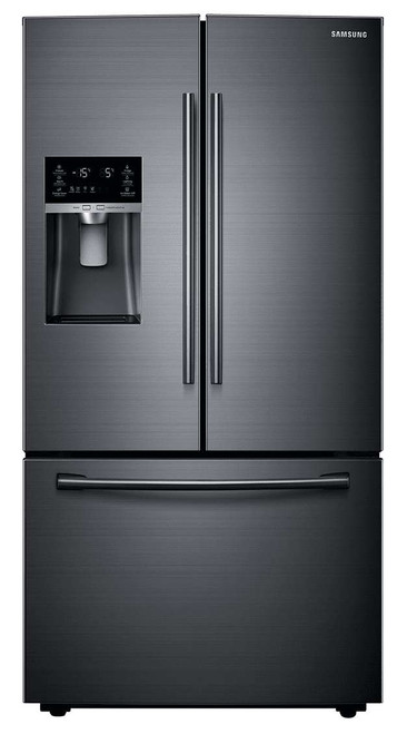 RF23HCEDBSG Samsung 36" Wide Counter Depth 23 cu. ft. Capacity French door Refrigerator with Twin Cooling - Black Stainless Steel