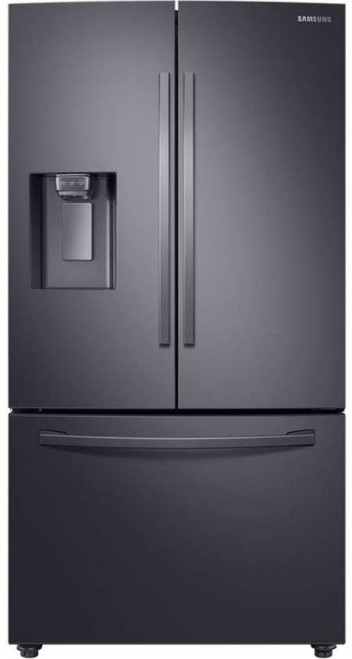 RF23R6201SG Samsung 36" 23 cu.ft Counter Depth 3 Door French Door Refrigerator with CoolSelect Pantry and Twin Cooling Plus - Fingerprint Resistant Black Stainless Steel