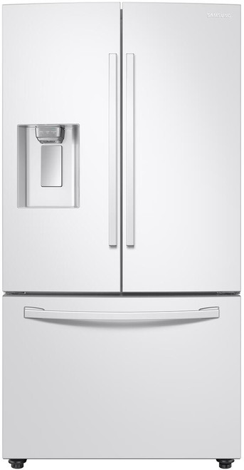 RF28R6222WW Samsung 36" 28 cu ft Smart French Door Refrigerator - White