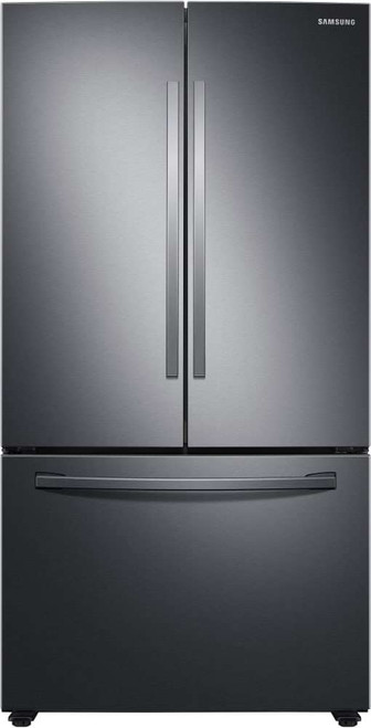 RF28T5101SG Samsung 36" 28 cu ft Smart French Door Refrigerator with Internal Water Dispenser - Fingerprint Resistant Black Stainless Steel