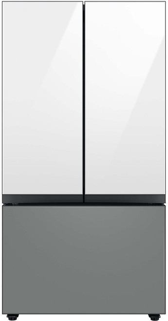 RF30BB6200APAA Samsung 36" Bespoke 3-Door French Door Refrigerator with AutoFill Water Pitcher - Custom Panel Ready