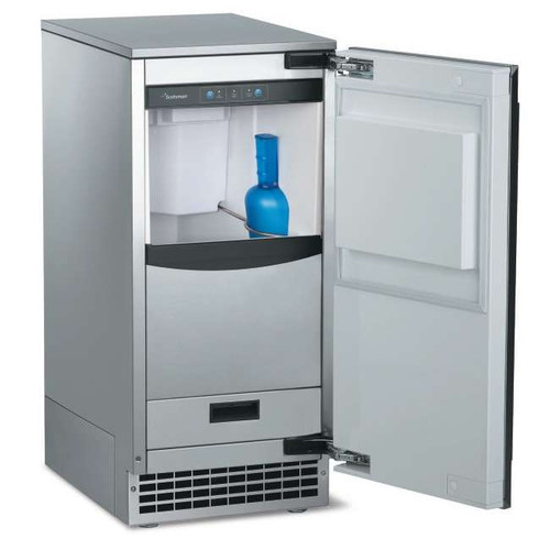 SCN60PA1SU Scotsman 15" Brilliance Nugget Ice Machine with Drain Pump - Custom Panel