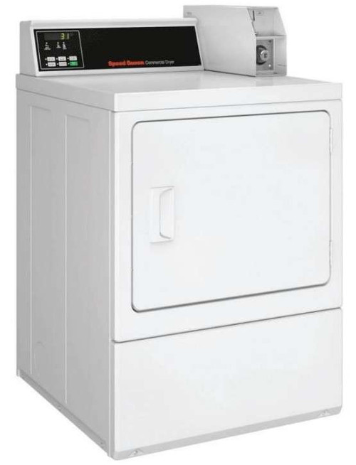 SDENCRGS173TW01 Speed Queen 27" Commercial Electric Dryer with Quantum Control - White