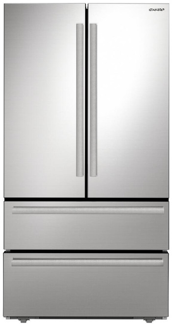 SJG2351FS Sharp 36" Counter Depth French Door Refrigerator - Fingerprint Resistant Stainless Steel