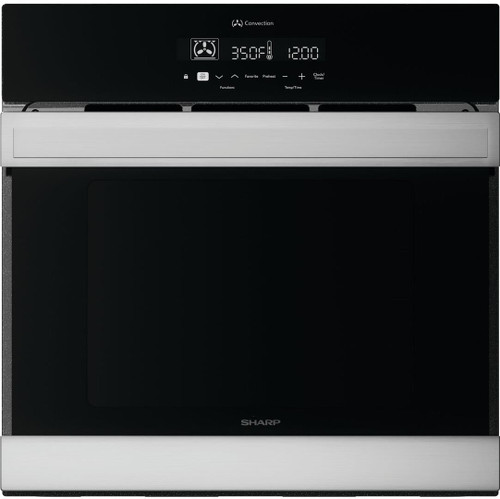 SWA2450GS Sharp 24" Electric Convection Single Wall Oven - Stainless Steel