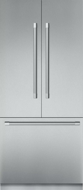 T36IT905NP Thermador 36" Freedom Collection Counter Depth Built In French Door Refrigerator - Custom Panel