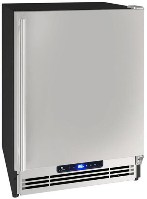 UARI121SS01A U-Line 21" Combo Refrigerator/Ice Maker with Reversible Hinge - Stainless Steel