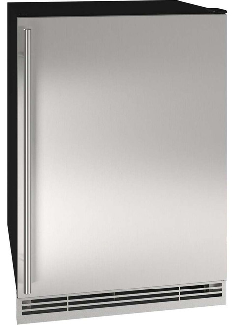 UHFZ124SS01B U-Line 24" 1 Class Convertible Freezer - Reversible Hinge - Stainless Steel