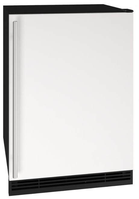UHRE124WS81A U-Line 24" Class 1 Freestanding or Built In Reversible Hinge Compact Refrigerator with Brightshield - White