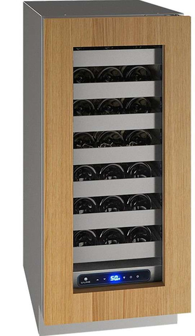 UHWC515-IG01A U-Line 15" 5 Class Series Integrated Frame Undercounter Wine Captain - Reversible Hinge - Custom Panel