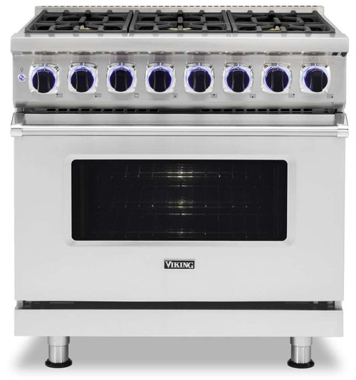 VDR73626BSS Viking 36" Professional 7 Series Dual Fuel Range 6 Elevation Burners - Natural Gas - Stainless Steel