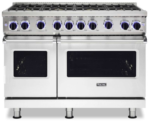 VGR74828BSS Viking 48" Professional 7 Series Gas Range with 8 Elevation Burners - Natural Gas - Stainless Steel