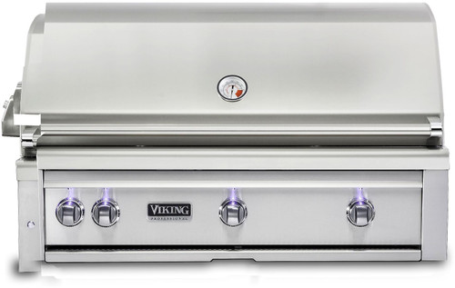 VQGI5421NSS Viking Professional 5 Series 42" Natural Gas Built-In Grill with ProSear Burner and Rotisserie - Stainless Steel