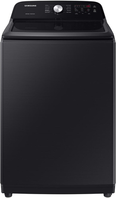WA50B5100AV Samsung 28" 5.0 cu. ft. Large Capacity Top Load Washer with Deep Fill and EZ Access Tub - Brushed Black