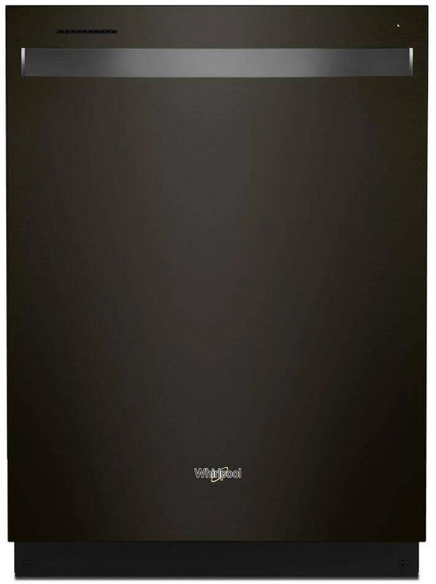 WDT970SAKV Whirlpool 24" Top Control Dishwasher - 47 dBa - Fingerprint Resistant Black Stainless Steel