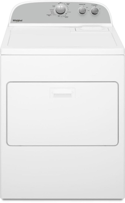 WED4950HW Whirlpool 29" 7.0 cu. ft Electric Dryer with AutoDry Drying System and Wrinkle Shield Option - White