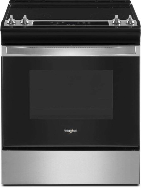 WEE515S0LS Whirlpool 30" Electric Slide In Range with Frozen Bake - Stainless Steel