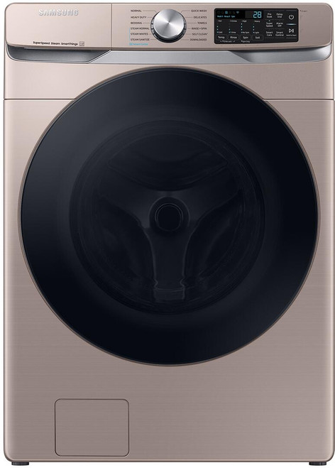 WF45B6300AC Samsung 27" 4.5 cu. ft. Smart Large Capacity Front Load Washer with Super Speed Wash - Champagne