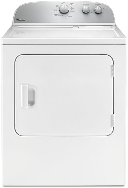 WED4985EW Whirlpool 29" 5.9 cu. ft. Electric Dryer with Flat Back Design - White