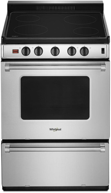 WFE500M4HS Whirlpool 24" Freestanding Electric Range - Stainless Steel