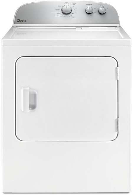 WGD4985EW Whirlpool 29" 5.9 cu. ft. Gas Dryer with Flat Back Design - White