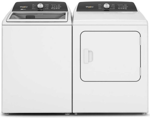 Package WHI50WE - Whirlpool Appliance Laundry Package - Top Load Washer with Electric Dryer - White