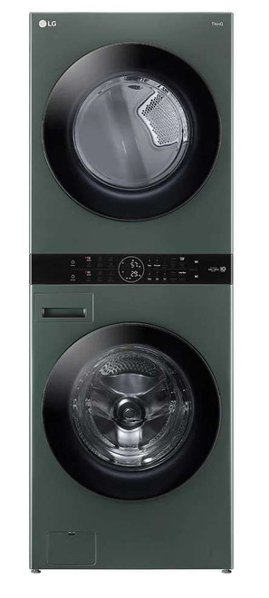 WKEX200HGA LG 27" Laundry WashTower with 4.5 cu. ft. Washer and 7.4 cu. ft. Electric Dryer - Green